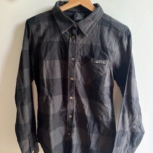 FXR Women's Timber Plaid Flannel in Black | Size S